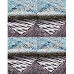 Veken 6 Ft Round Rug Pad Gripper for Hardwood Floors, Non Slip Circle Rug Pads for Area Rugs, Thick Rug Grippers for Tile Floors, Under Carpet Anti Skid Mat, Keep Your Rugs Safe and in Place(2′ x 4′ (Rectangular) (Pack of 4))