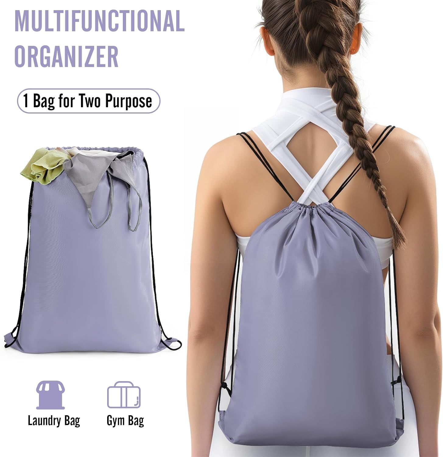 image:imageVeken 10 Set Packing Cubes for Travel Essentials Suitcase Organizer Bags in 4 Sizes CarryOn Luggage Accessories with Laundry Bag Airplane Must Have with 99Count Mesh Holes04 Purple Gray
