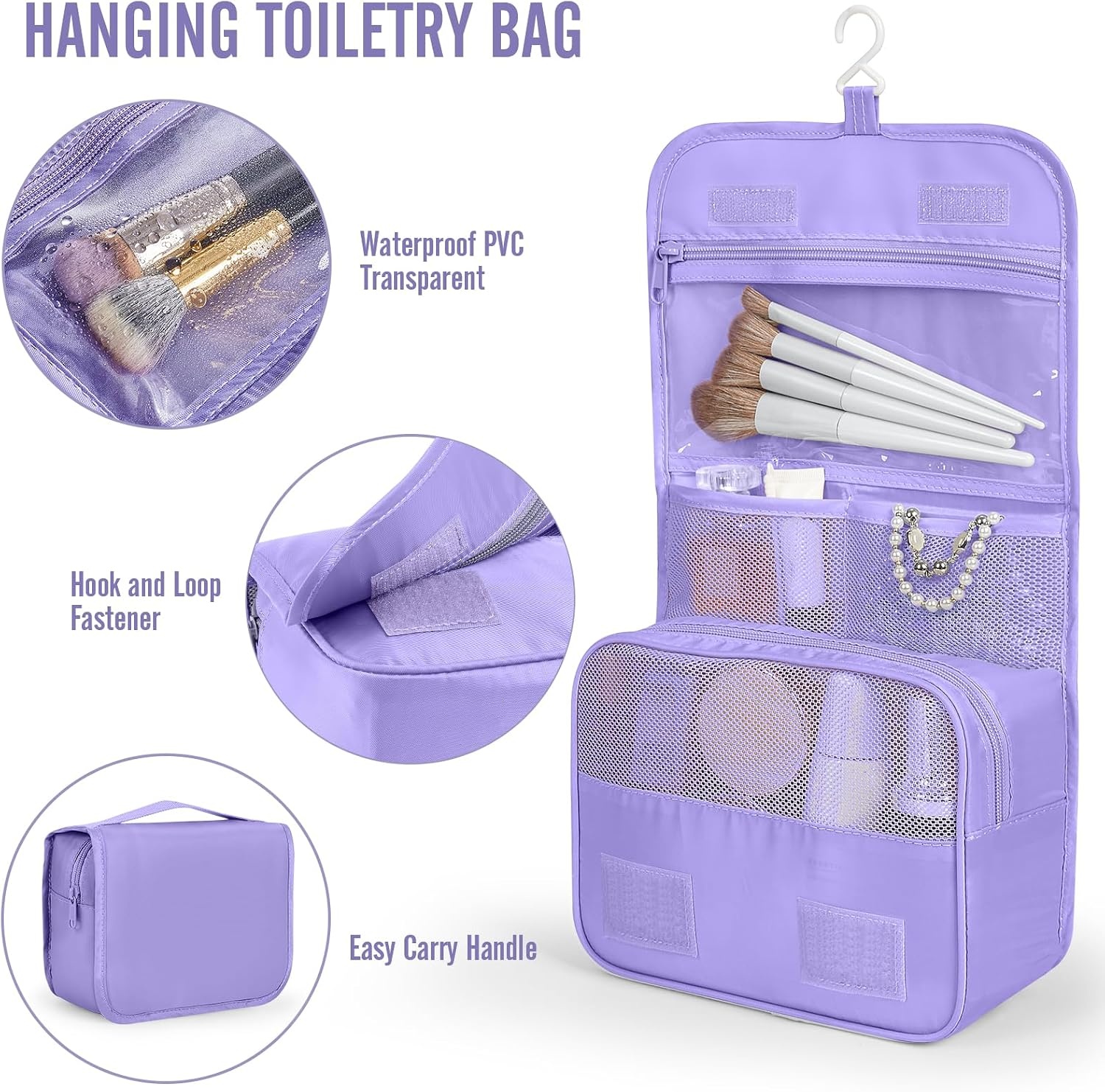 image:imageVeken 4 Set6 Set 8 Set 9 Set 10 Set 11 Set Packing Cubes for Travel Essentials 10 Set 02 Cream06 Attractive Purple