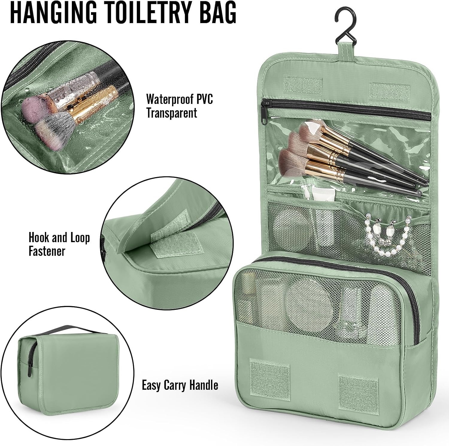 image:imageVeken 4 Set6 Set 8 Set 9 Set 10 Set 11 Set Packing Cubes for Travel Essentials 10 Set 02 Cream09 Matcha Green