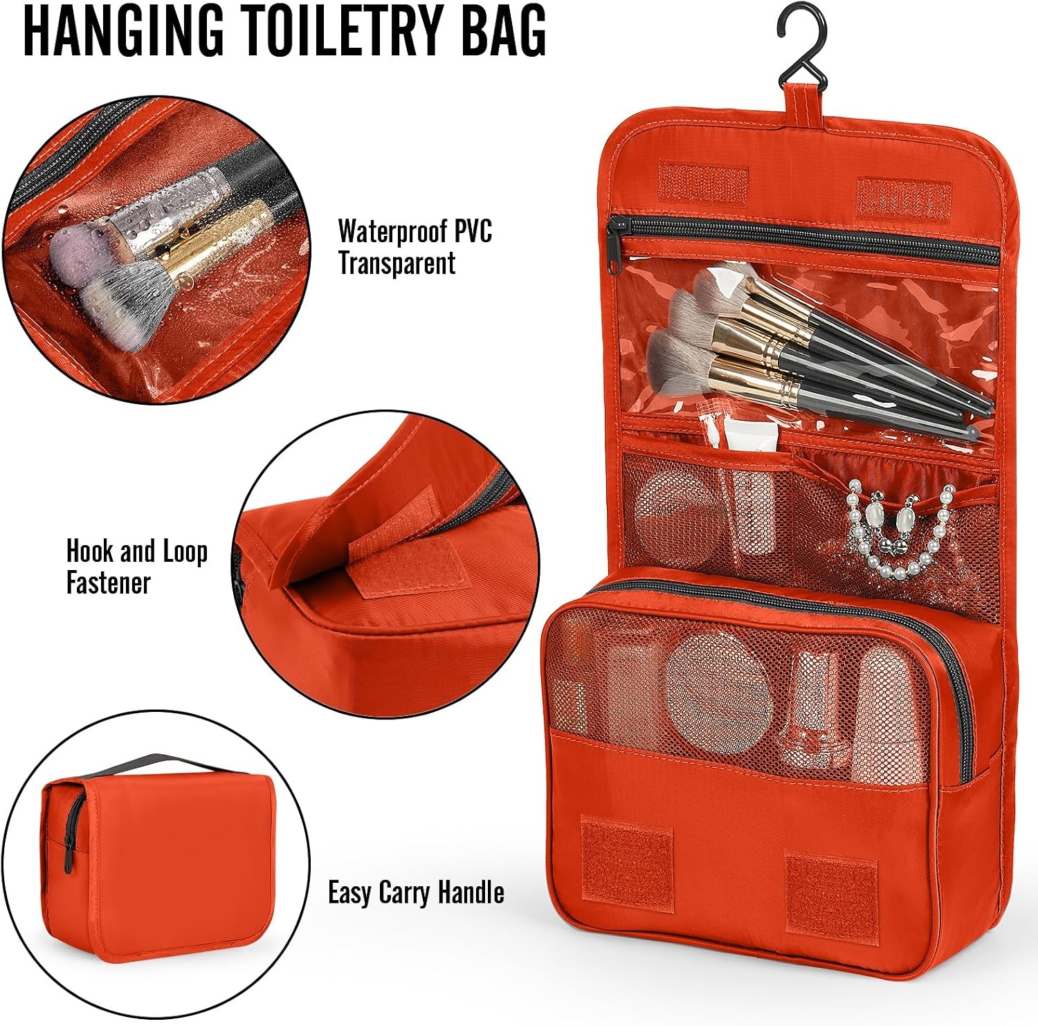image:imageVeken 4 Set6 Set 8 Set 9 Set 10 Set 11 Set Packing Cubes for Travel Essentials 10 Set 02 Cream12 Orange