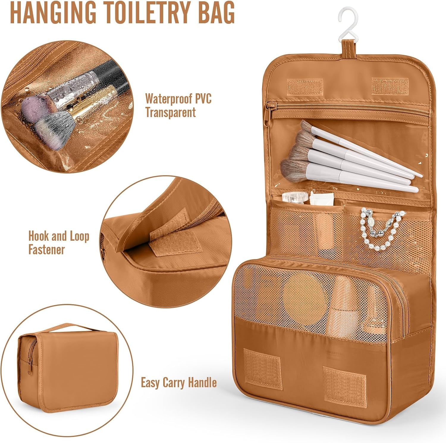 image:imageVeken 4 Set6 Set 8 Set 9 Set 10 Set 11 Set Packing Cubes for Travel Essentials 10 Set 02 Cream18 Brown