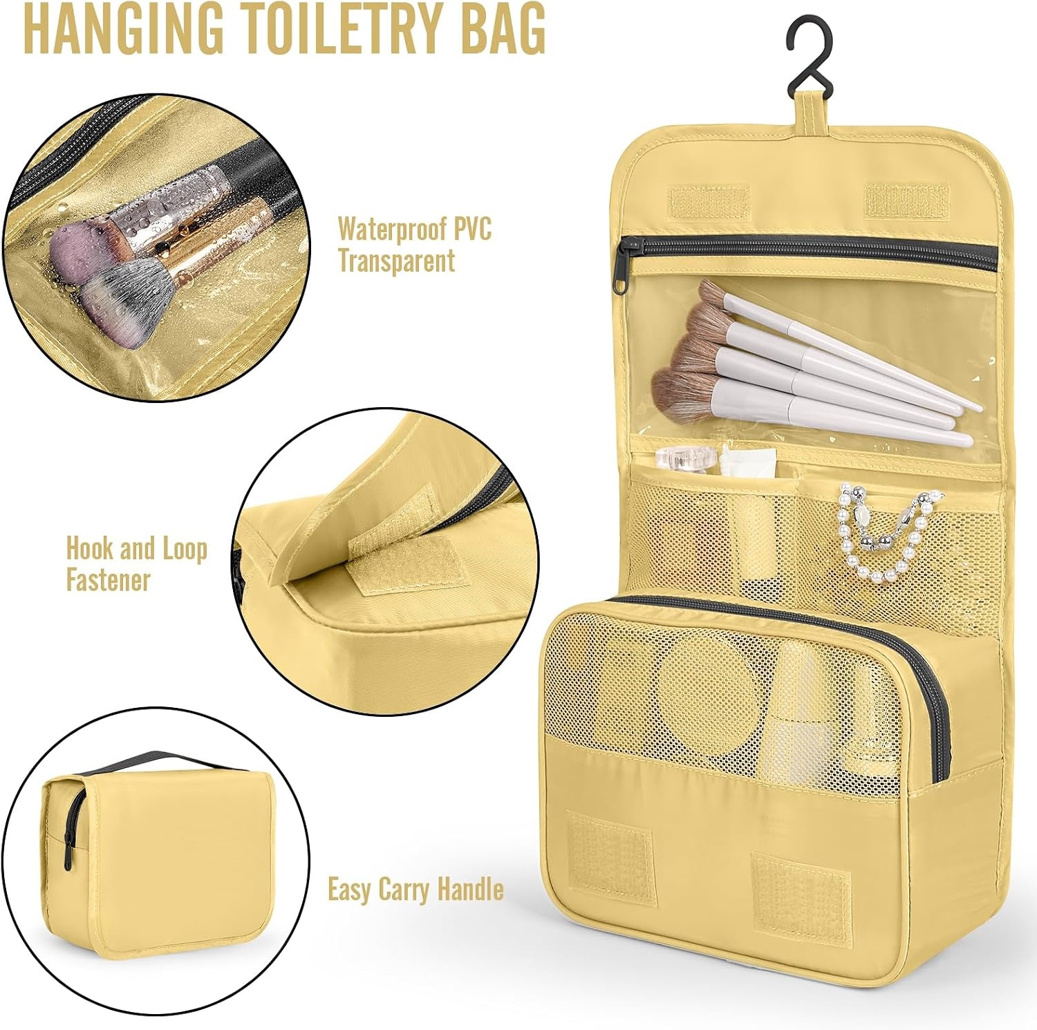 image:imageVeken 4 Set6 Set 8 Set 9 Set 10 Set 11 Set Packing Cubes for Travel Essentials 10 Set 02 Cream20 Yellow
