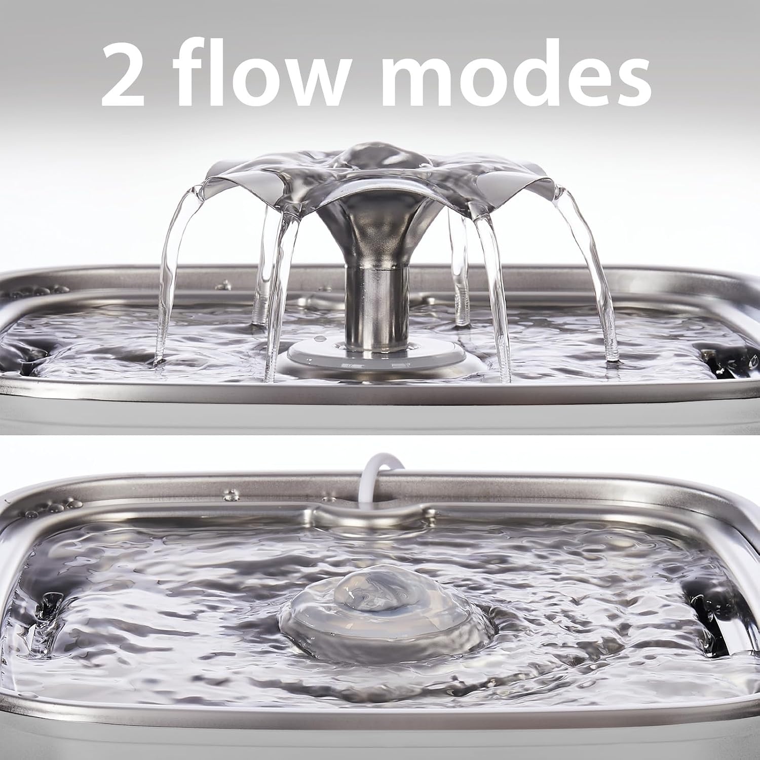 image:imageVeken Innovation Award Winner Stainless Steel Cat Water Fountain 108ozVelvet Black