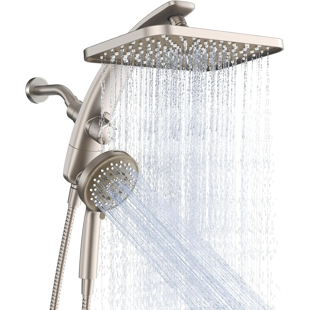 image:imageVeken 12 Rain Shower Head with HandheldHigh Pressure Power WashMagneticStarlight