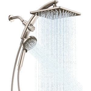 Veken 10″ Square Shower Head with Handheld,Multi-pattern,Power Jet,Magnetic(Starlight)
