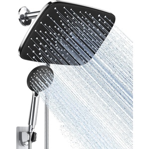 Veken 11.8“ Rain Shower Head with Handheld,Dual High Pressure Shower Heads(Chrome)