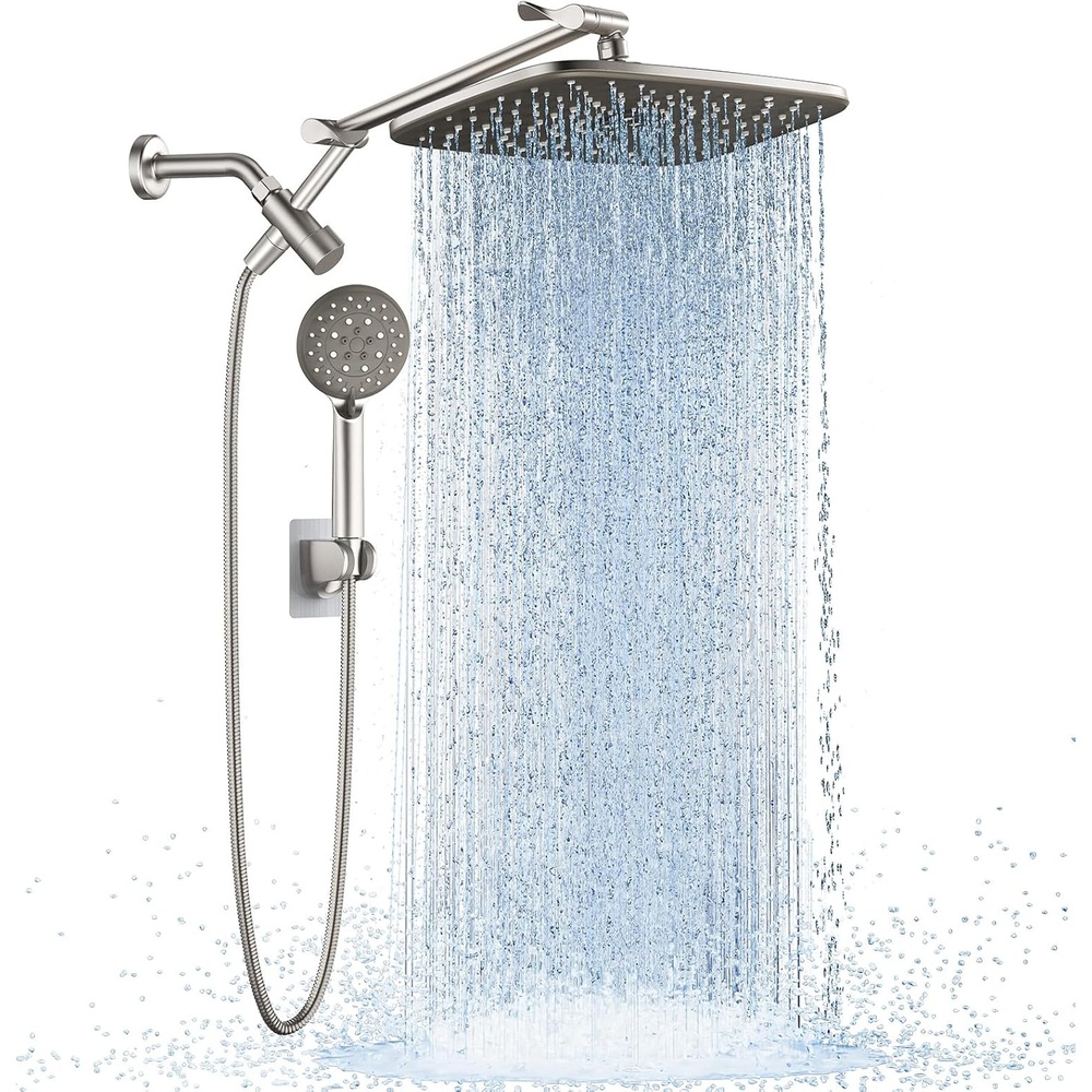 image:imageVeken Gold 118 High Pressure Shower Head with Handheld LeakProof DesignStarlight