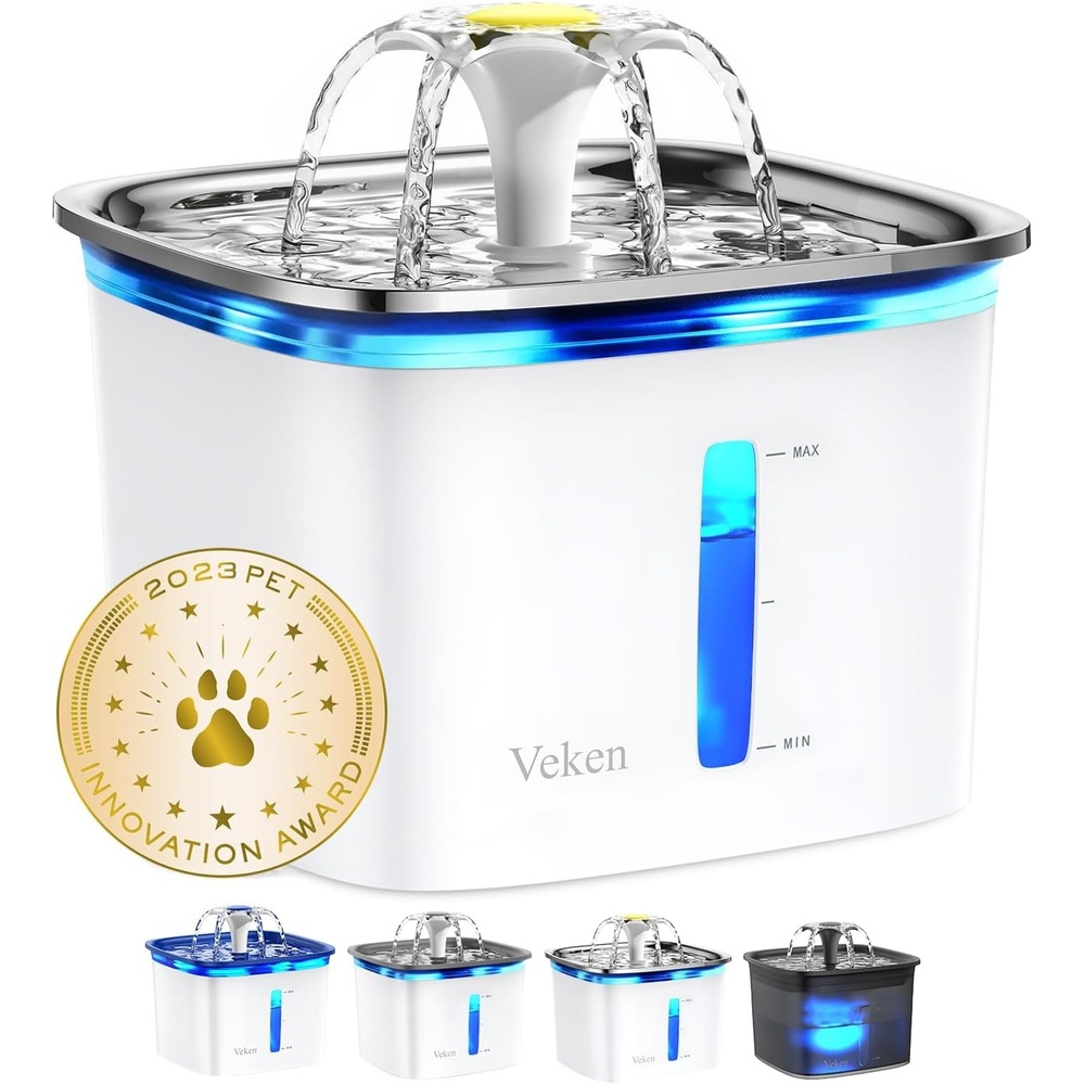 image:imageVeken Innovation Award Winner 95oz28L Cat Water FountainSilver