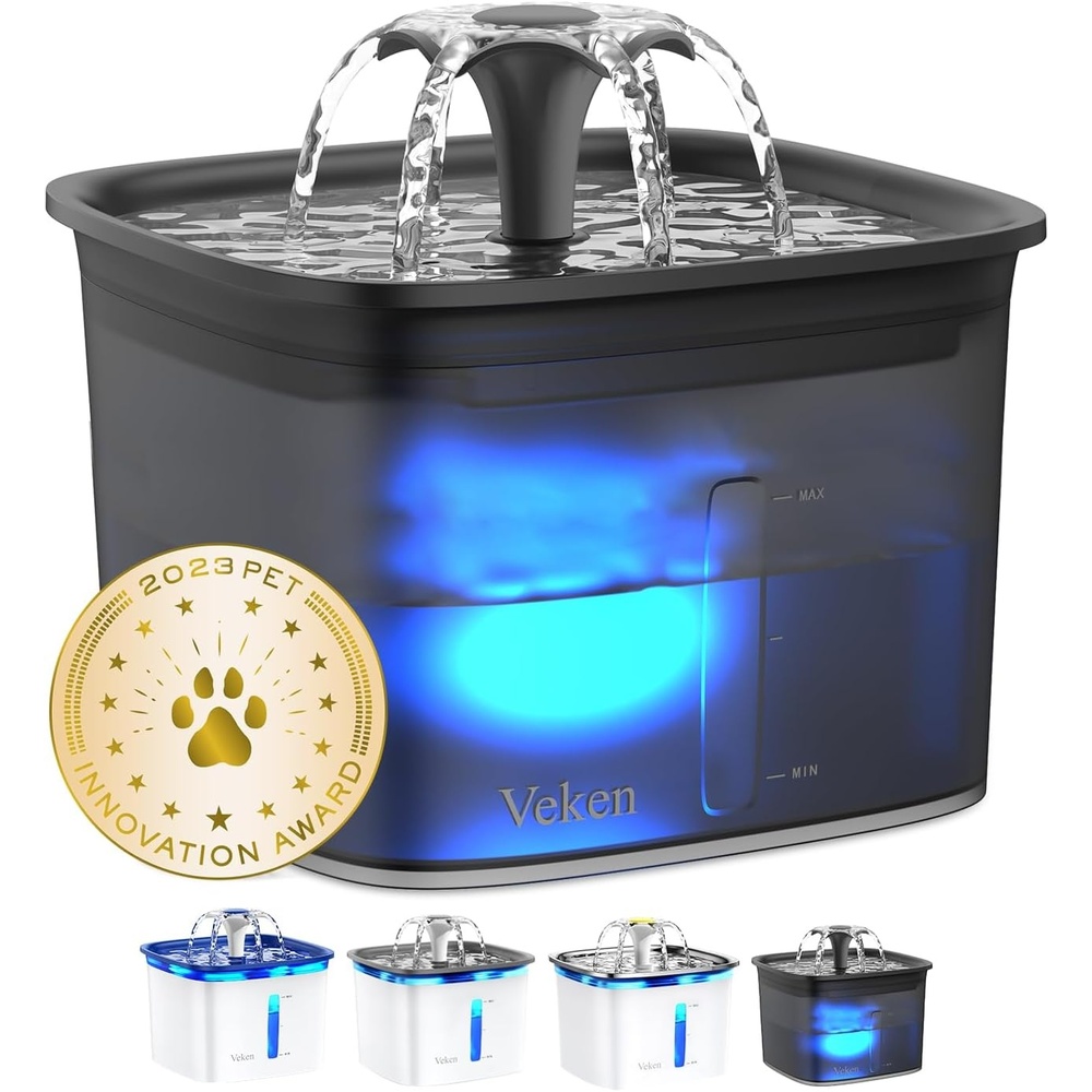 image:imageVeken Innovation Award Winner 95oz28L Cat Water FountainSpace Black