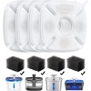 4 Filters+4 Sponges (1 month supply)
