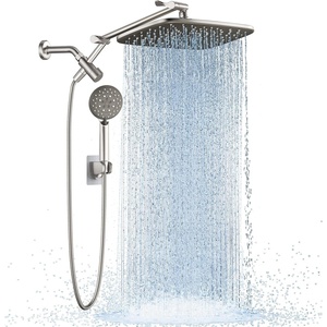 Veken Gold 11.8″ High Pressure Shower Head with Handheld, Leak-Proof Design(Starlight)