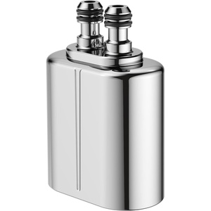 Veken Shower Filter Replacement Cartridge, Easy Swap, U-Channel Filtration(Chrome)