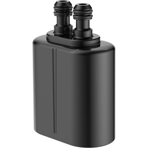 Veken Shower Filter Replacement Cartridge, Easy Swap, U-Channel Filtration(Matte Black)