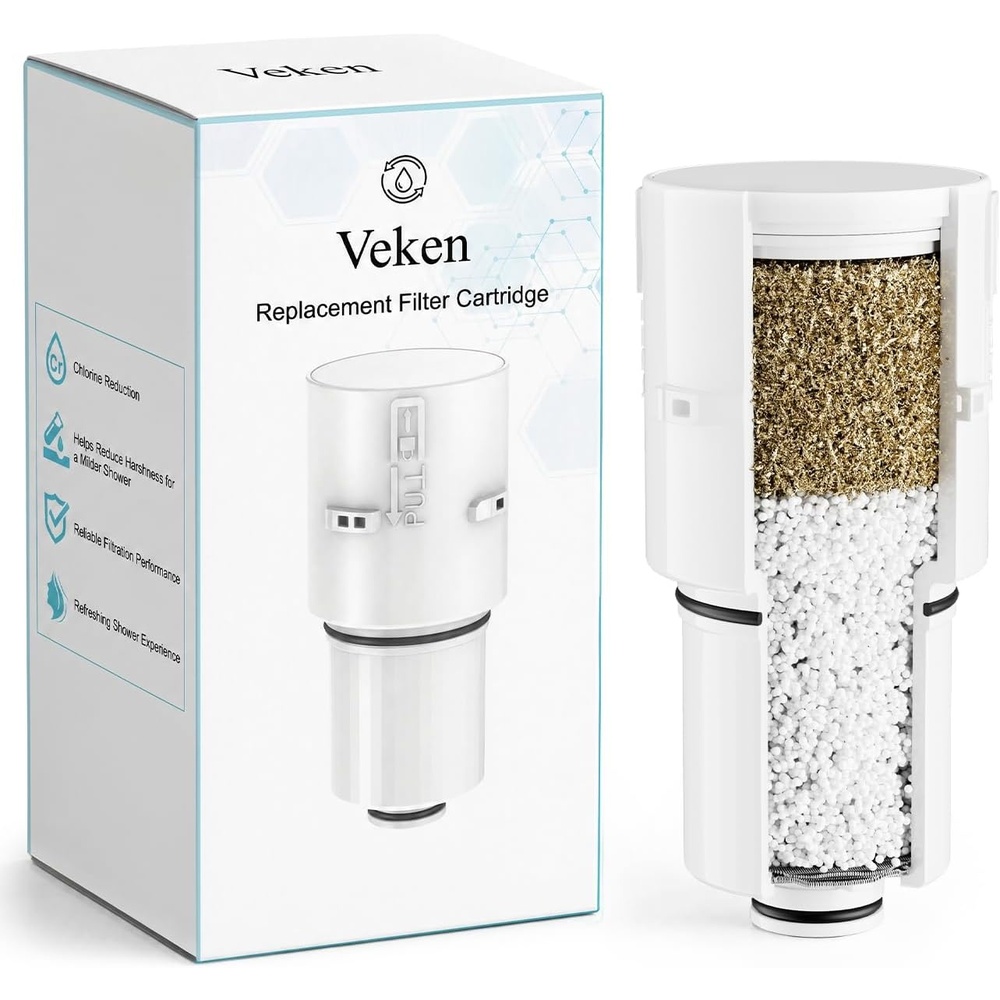 image:imageVeken Replacement Shower Filter Cartridge Exclusively for T3V1 Dual System