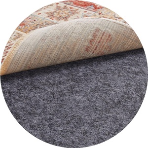 Veken Non Slip Cushioned Rug Pad Gripper, Felt and Silicone Backing, 10 x 14 Ft, 1/4 inch Thick Carpet Liner Protector Mat for Area Rugs and Hardwood Floors, with Over 99 Pcs Anti-Slip Strips Pattern(8′(Round))