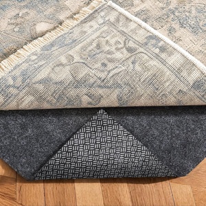 Veken Non Slip Cushioned Rug Pad Gripper, Maze Textured Anti-Slip Silicone Backing and Felt, 8×10 Ft, 1/4″ Thick Carpet Liner Protector Mat for Area Rugs and Hardwood Floor, Keep Rug Safe and in Place(8′ x 10′ (Rectangular))